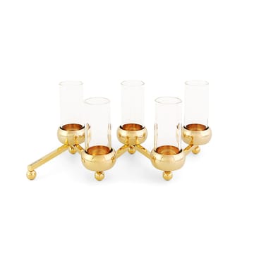 5 Tubos de vidrio para candelabro Constella - transparente - KLONG