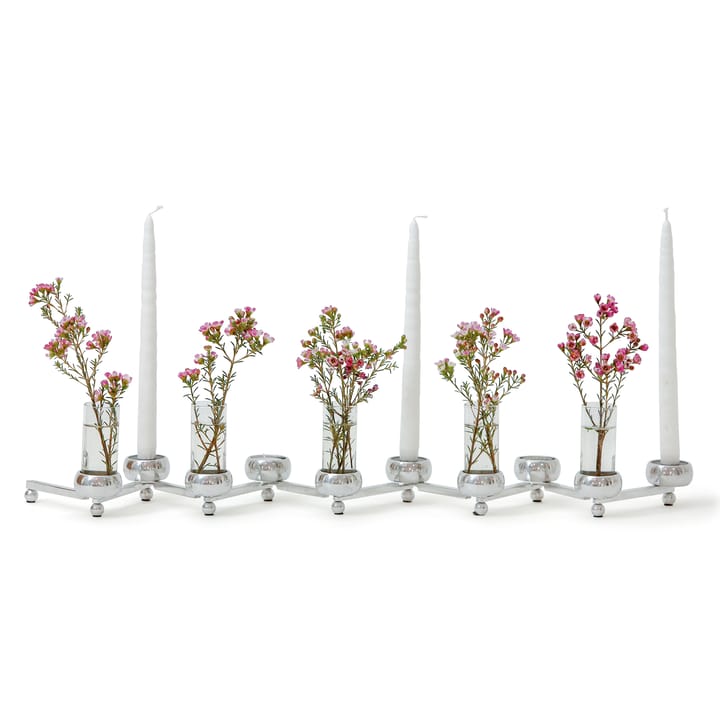 5 Tubos de vidrio para candelabro Constella, transparente KLONG