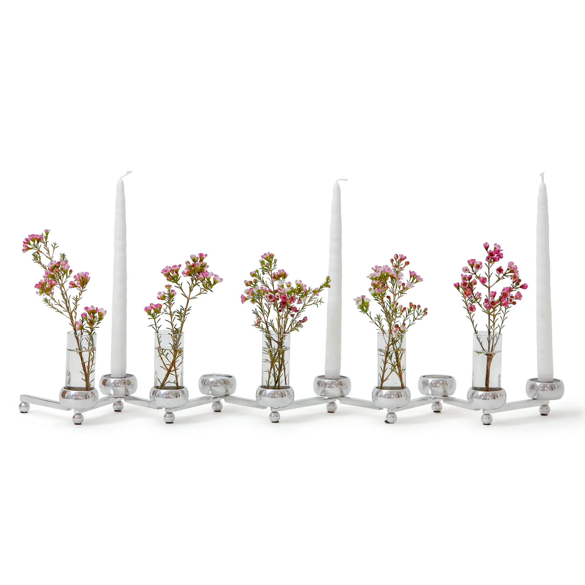 Candelabro Constella grande, aluminio KLONG