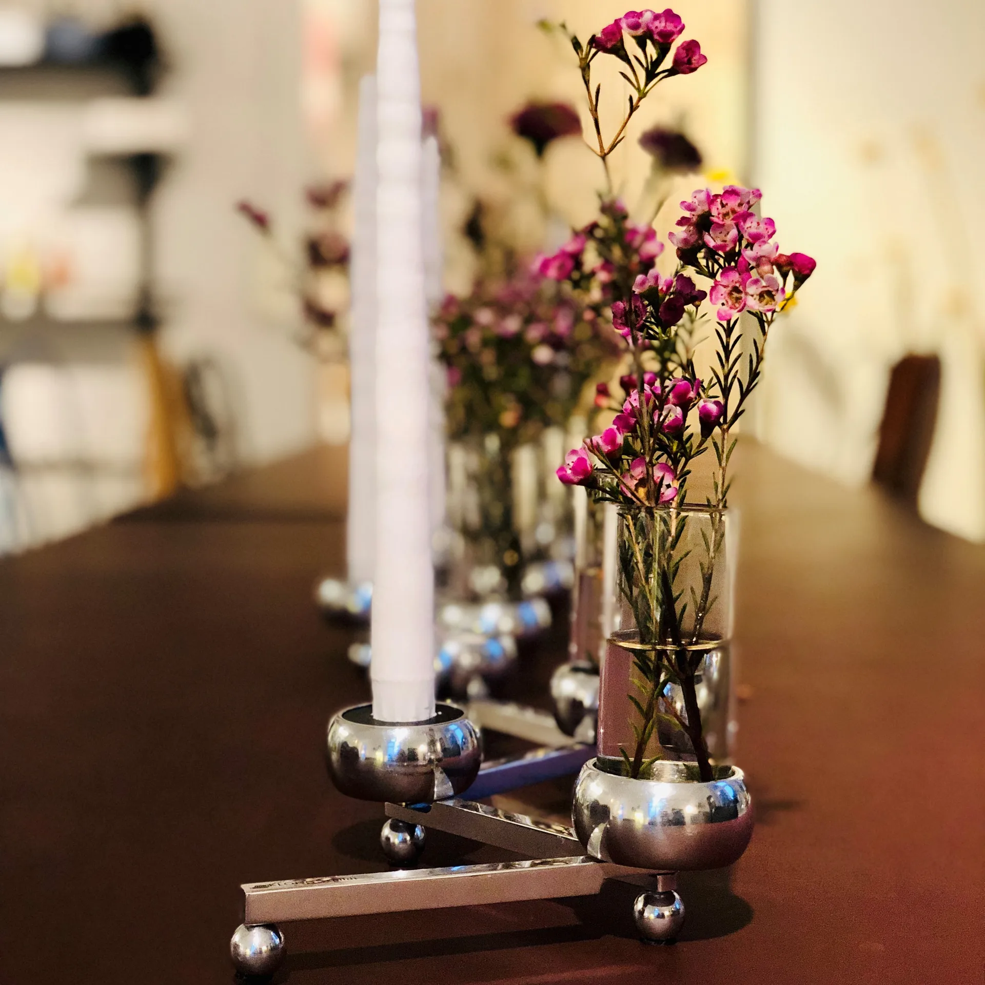 Candelabro Constella grande, aluminio KLONG