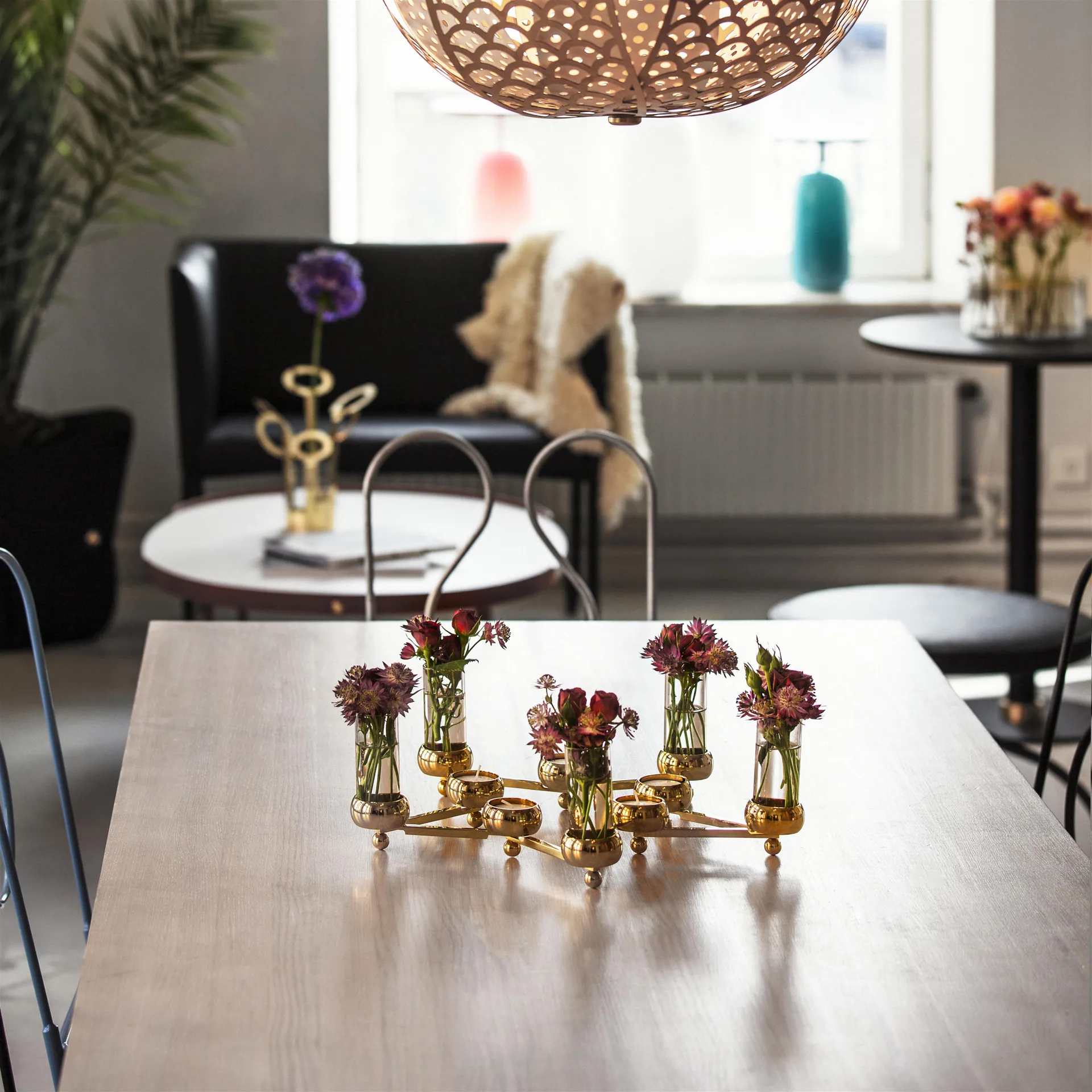 Candelabro Constella grande, latón KLONG