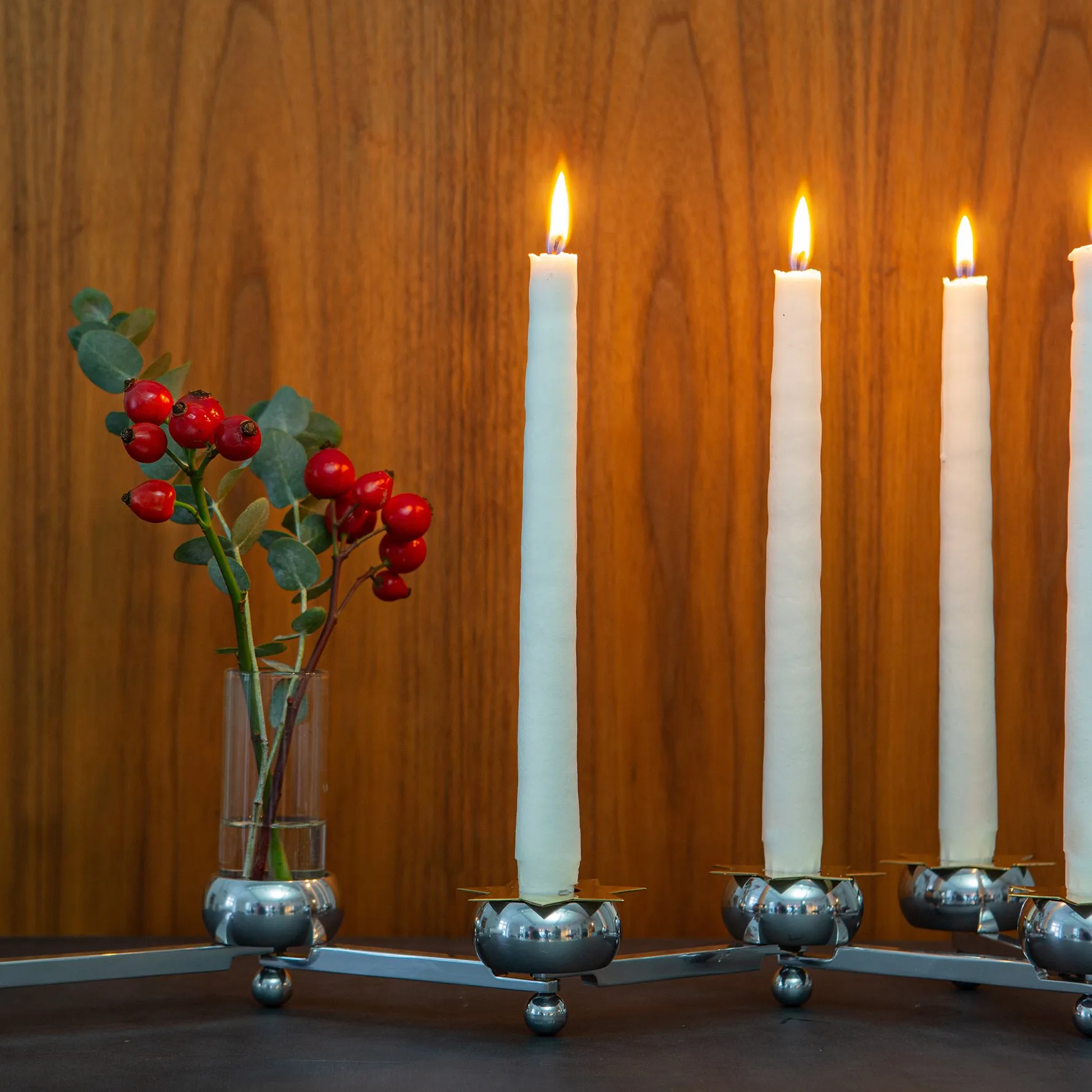 Candelabro Constella S, aluminio KLONG