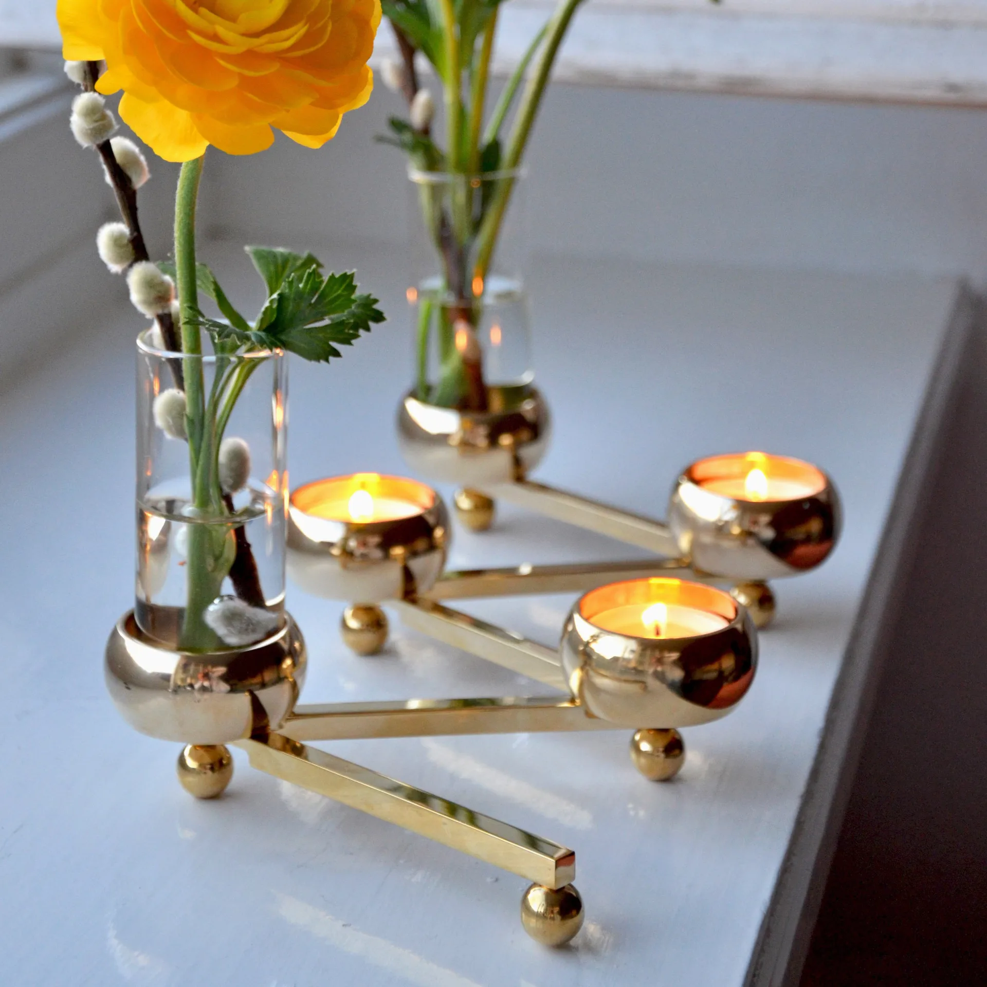 Candelabro Constella S, latón KLONG