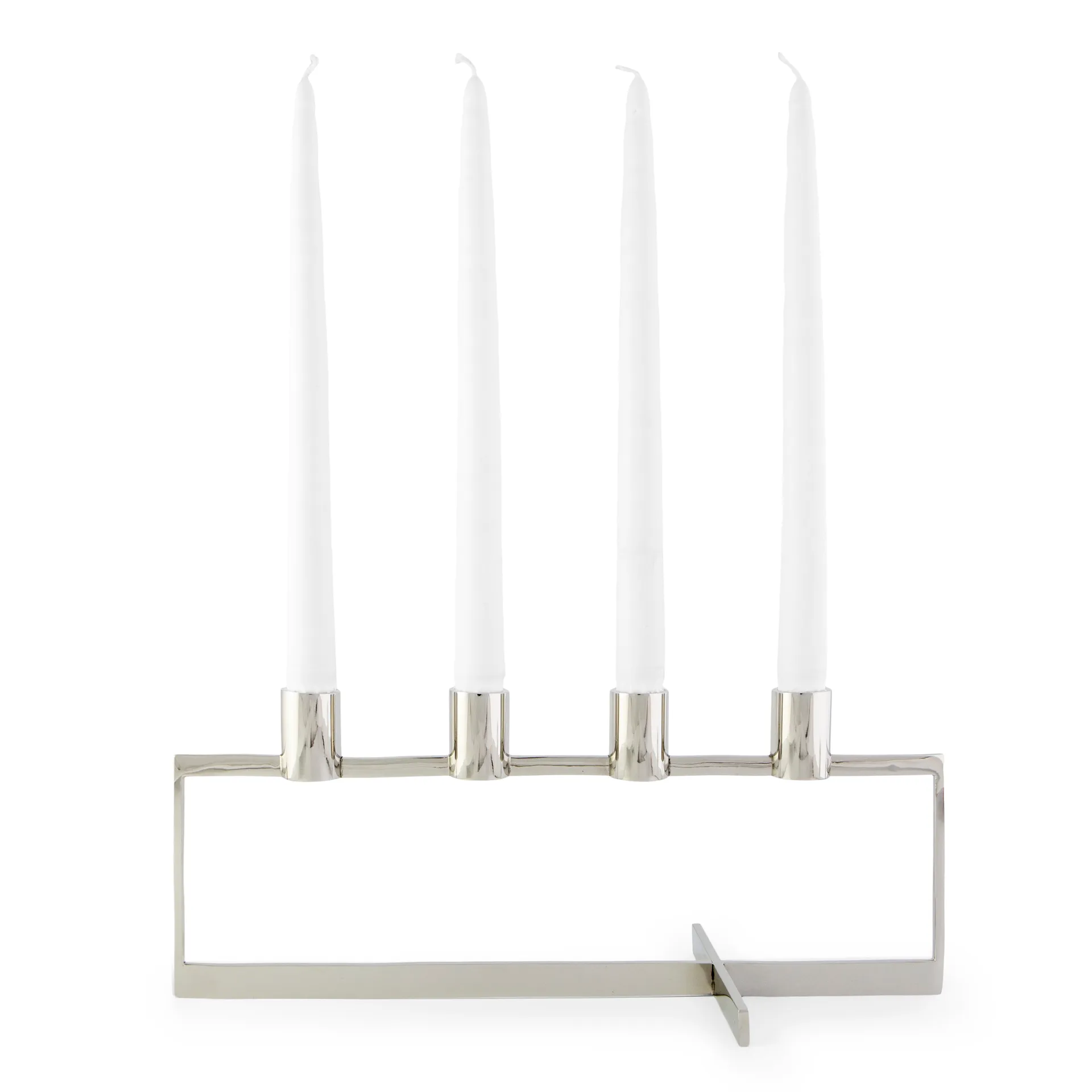 Candelabro de Adviento Anno Domini, acero inoxidable KLONG