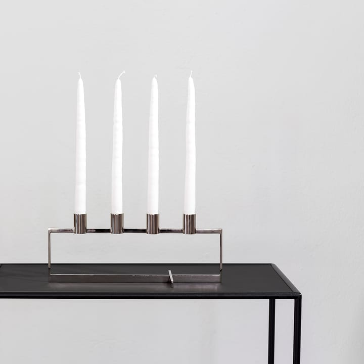 Candelabro de Adviento Anno Domini, acero inoxidable KLONG