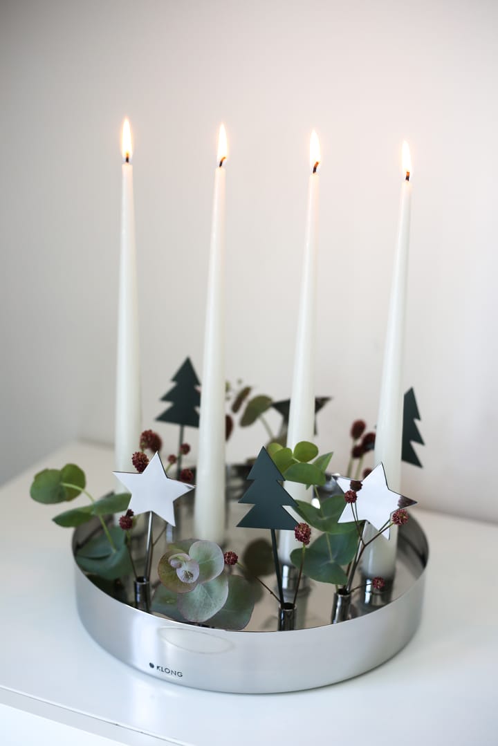 Candelabro de Adviento Jubel, Plata KLONG