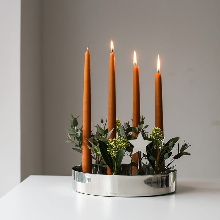Candelabro de Adviento Jubel, Plata KLONG
