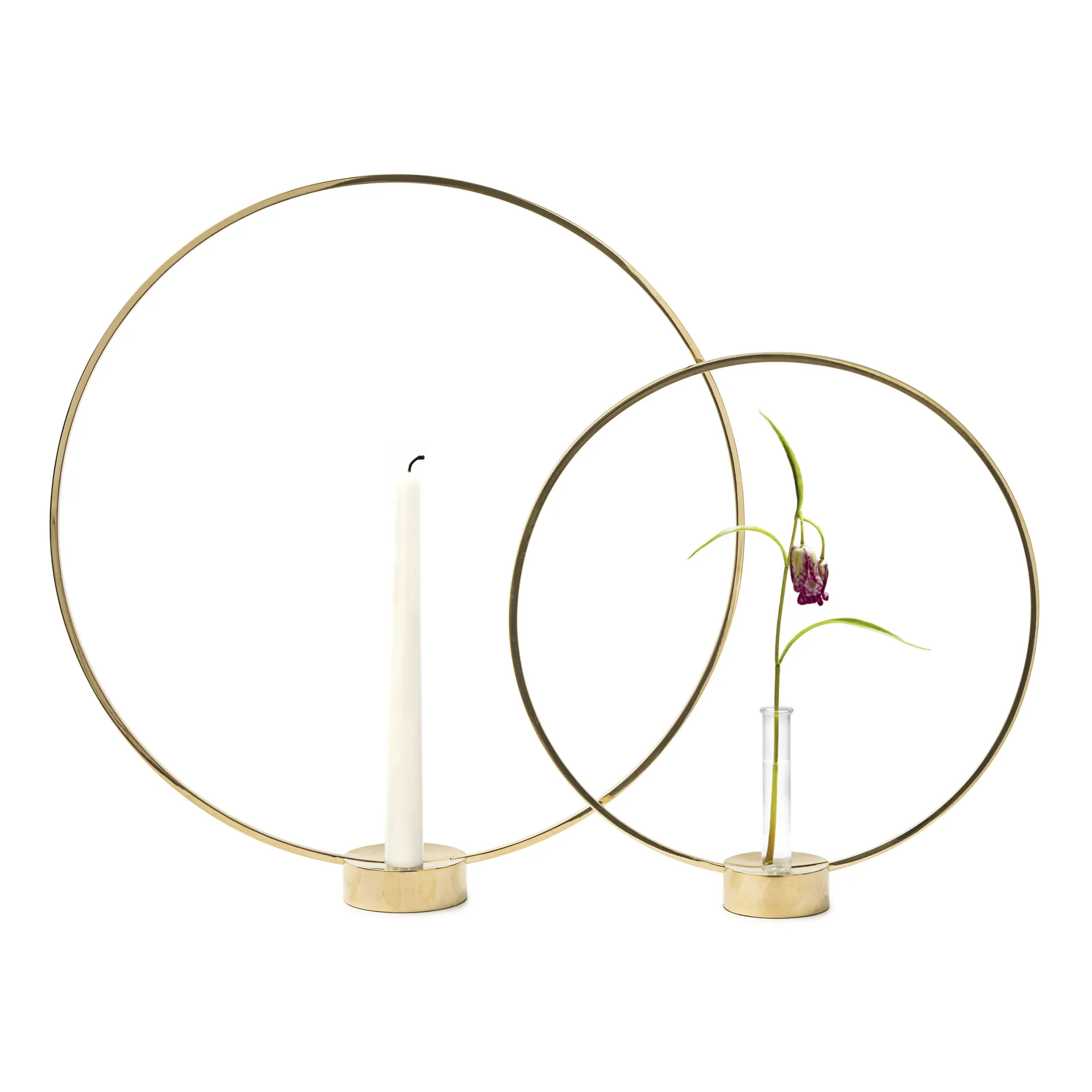 Candelabro Gloria pequeño, latón KLONG