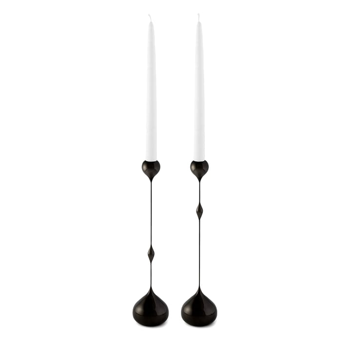 Candelabro Tender bajo, negro KLONG