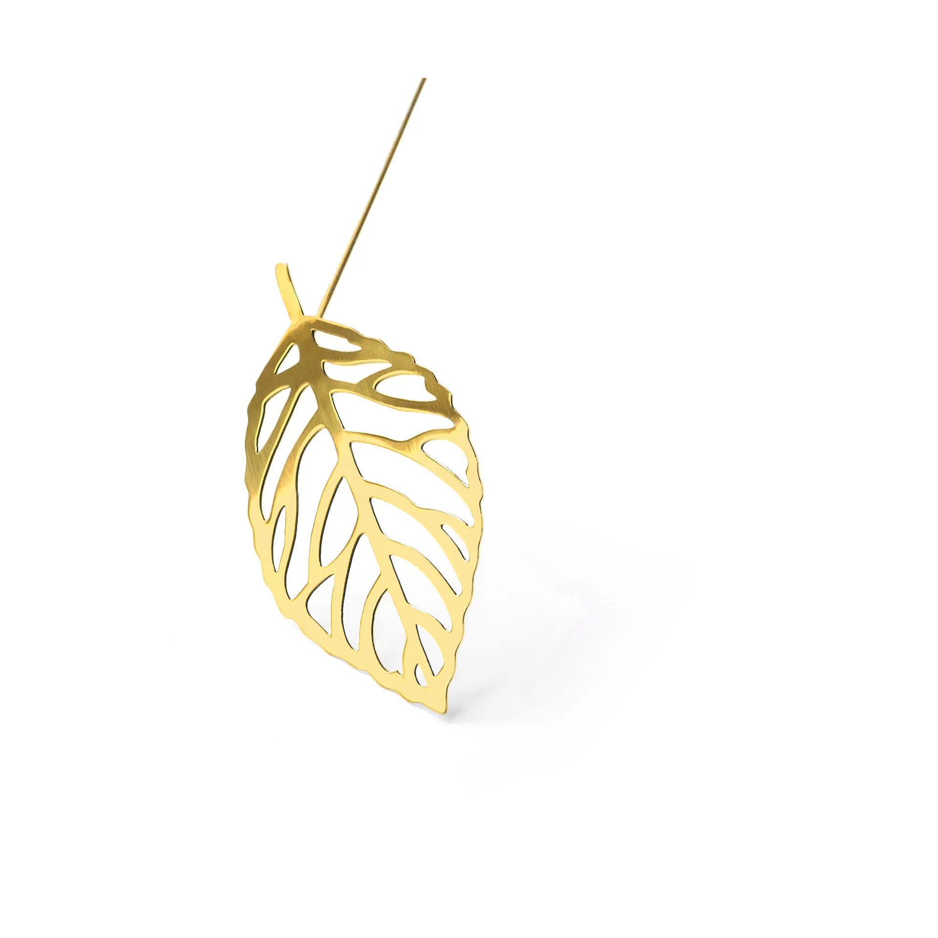 Decoración Brass leaves, set de 2, Wood KLONG