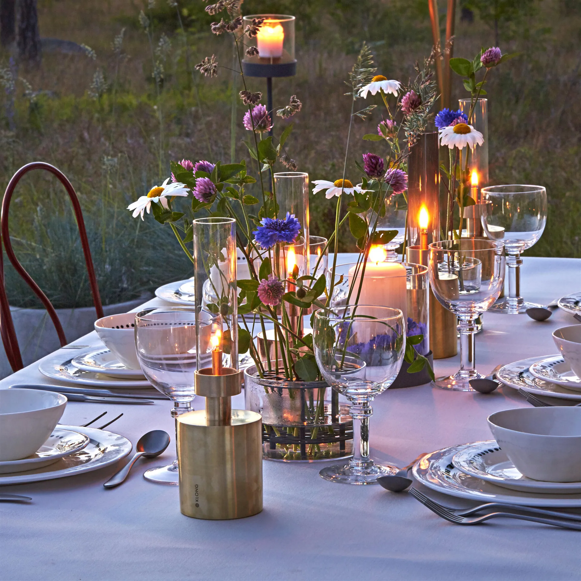 Jarrón Äng pequeño, negro KLONG