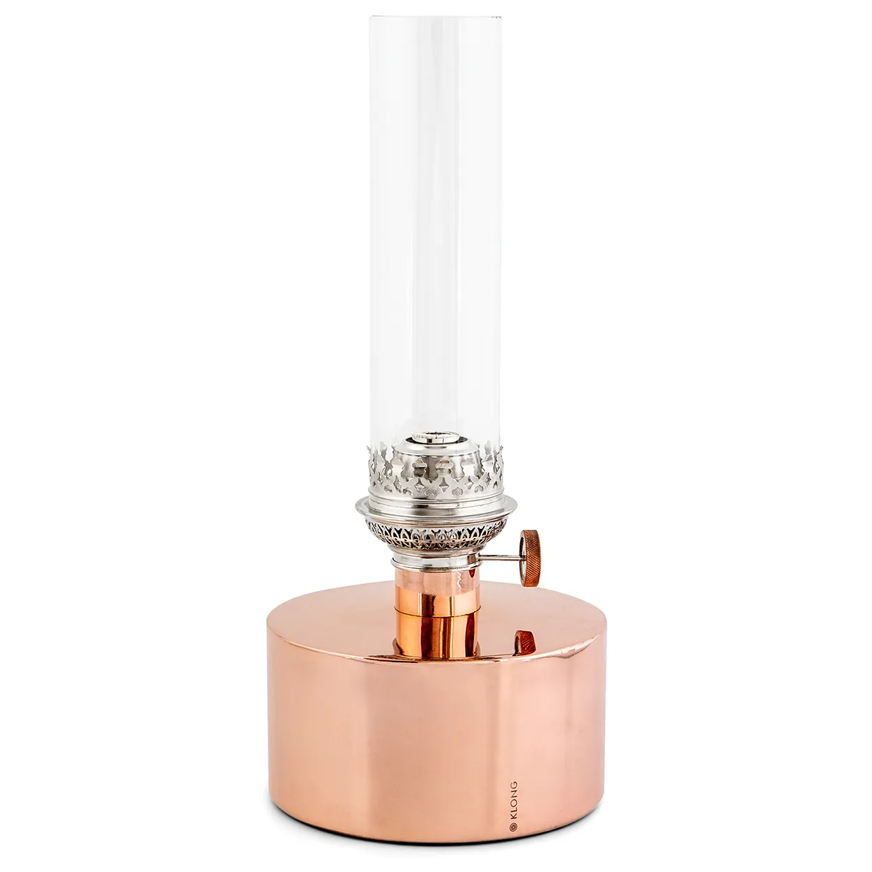 Lámpara de parafina Patina, grande, Cobre KLONG