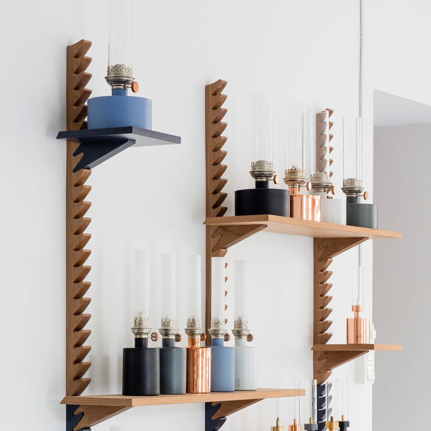 Lámpara de parafina Patina, grande, Negro KLONG