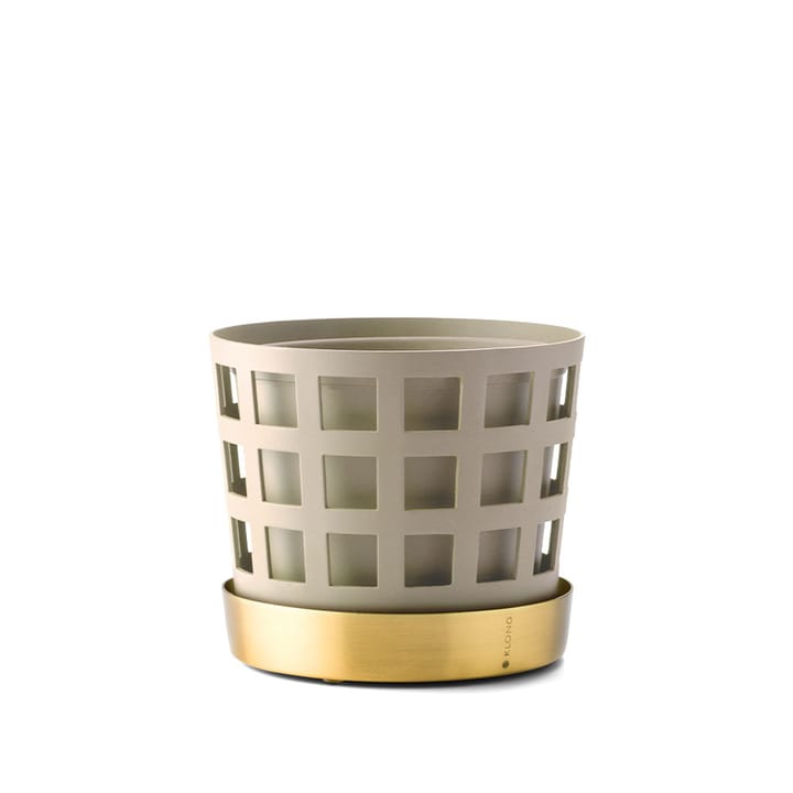 Macetero Trio Pot Square - Beige, pequeño Ø12 cm - KLONG