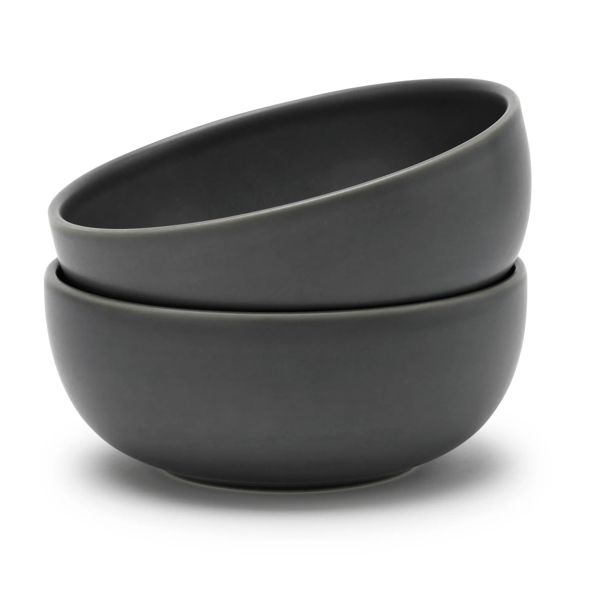 2 Platos hondos Tavola Ø15 cm, gris Knabstrup Keramik