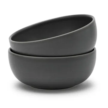 2 Platos hondos Tavola Ø15 cm - gris - Knabstrup Keramik