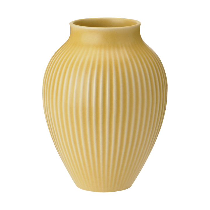 Jarrón acanalado Knabstrup 27 cm - Yellow - Knabstrup Keramik