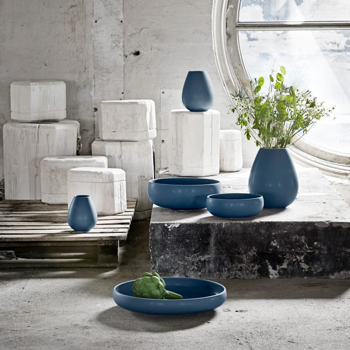 Jarrón Earth 14 cm, azul Knabstrup Keramik