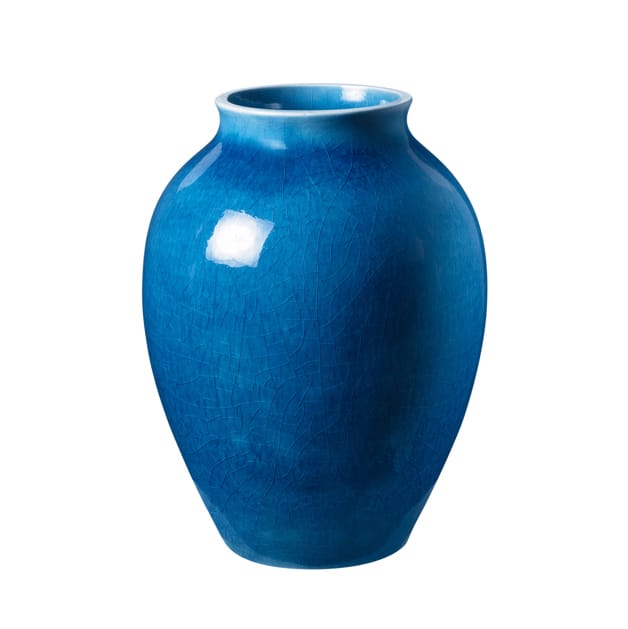 Jarrón Knabstrup 12,5 cm - azul oscuro - Knabstrup Keramik