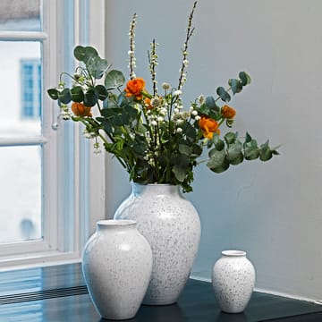 Jarrón Knabstrup 12,5 cm - blanco - Knabstrup Keramik