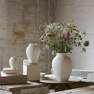 Jarrón Knabstrup 12,5 cm - blanco - Knabstrup Keramik