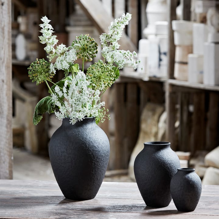 Jarrón Knabstrup 12,5 cm, negro Knabstrup Keramik