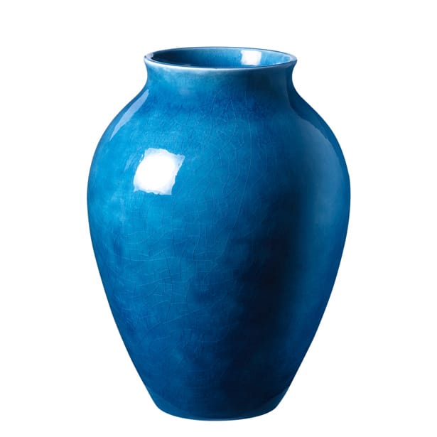 Jarrón Knabstrup 20 cm - azul oscuro - Knabstrup Keramik