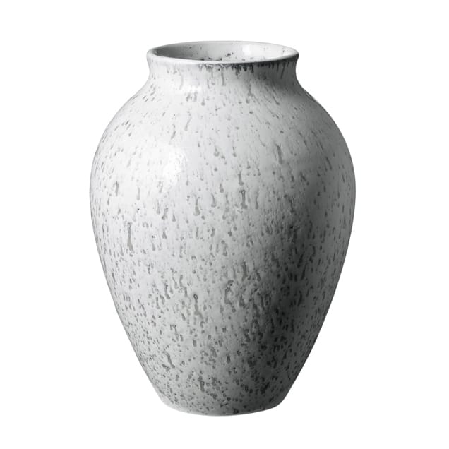 Jarrón Knabstrup 20 cm - blanco-gris - Knabstrup Keramik