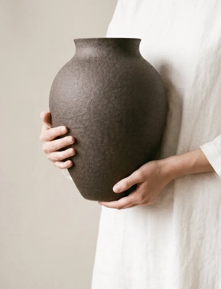 Jarrón Knabstrup 27 cm - Bark - Knabstrup Keramik
