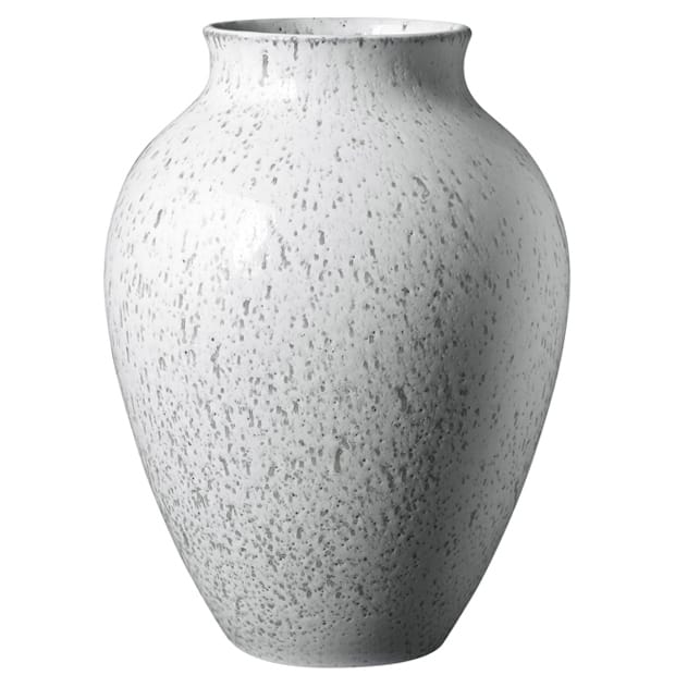 Jarrón Knabstrup 27 cm - blanco-gris - Knabstrup Keramik