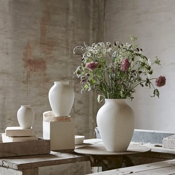 Jarrón Knabstrup 27 cm - blanco - Knabstrup Keramik