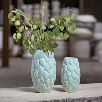Jarrón Leaf 21 cm - Celadon - Knabstrup Keramik