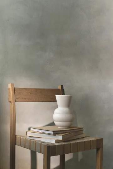 Jarrón Tortus Archie No1, 21 cm - Blanco - Knabstrup Keramik