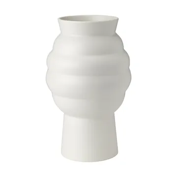 Jarrón Tortus Archie No2, 23.5 cm - Blanco - Knabstrup Keramik