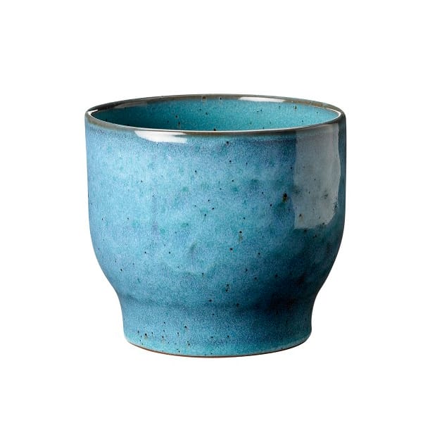Maceta exterior Knabstrup Ø12,5 cm - Azul polvo - Knabstrup Keramik