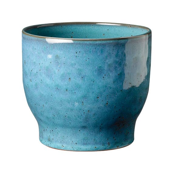 Maceta exterior Knabstrup Ø16,5 cm - Azul polvo - Knabstrup Keramik