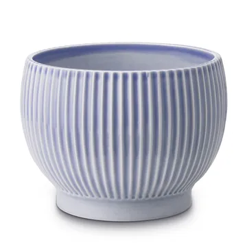 Maceta Knabstrup acanalada Ø14,5 cm - azul lavanda - Knabstrup Keramik