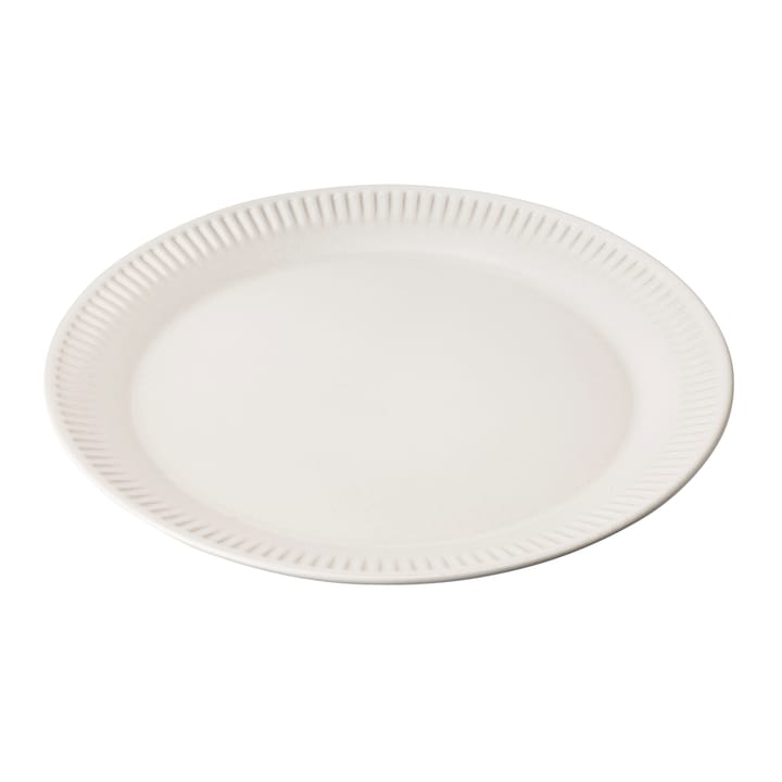 Plato de mesa Knabstrup blanco - 22 cm - Knabstrup Keramik