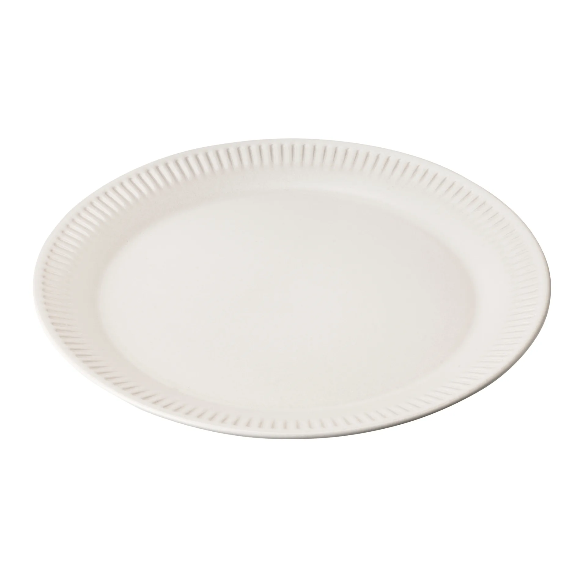 Plato de mesa Knabstrup blanco, 22 cm Knabstrup Keramik