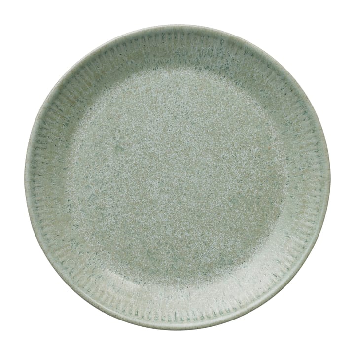 Plato de mesa Knabstrup verde oliva - 19 cm - Knabstrup Keramik