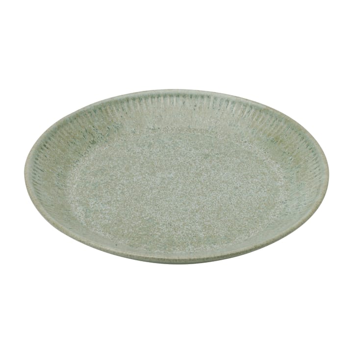 Plato de mesa Knabstrup verde oliva, 19 cm Knabstrup Keramik