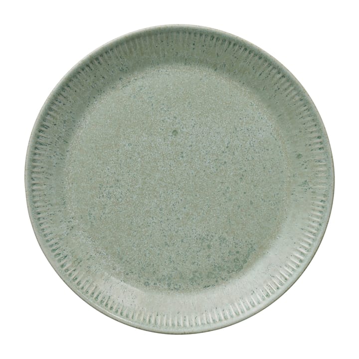 Plato de mesa Knabstrup verde oliva - 22 cm - Knabstrup Keramik