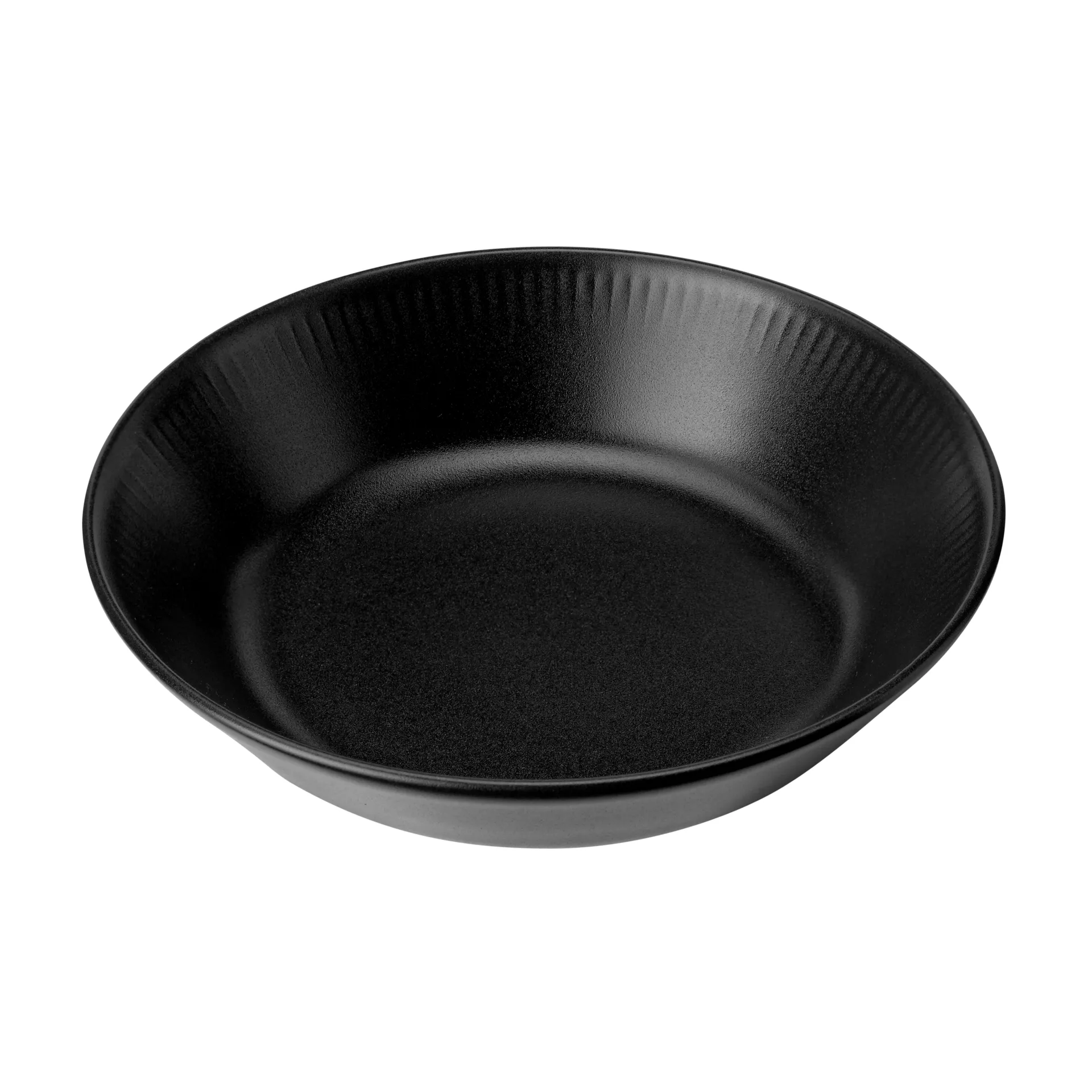 Plato hondo Knabstrup negro, 14,5 cm Knabstrup Keramik