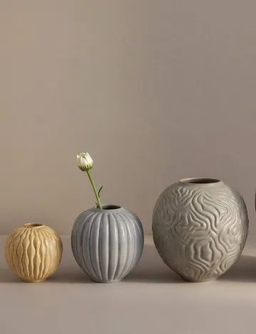 Solum jarrón - Ochre, 8,5 cm - Knabstrup Keramik