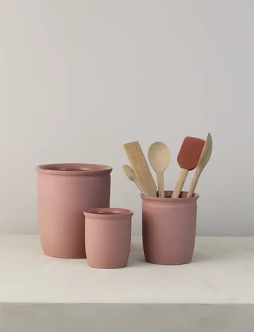 Tarro para mermelada Knabstrup - Dark rose, 0,5 L - Knabstrup Keramik