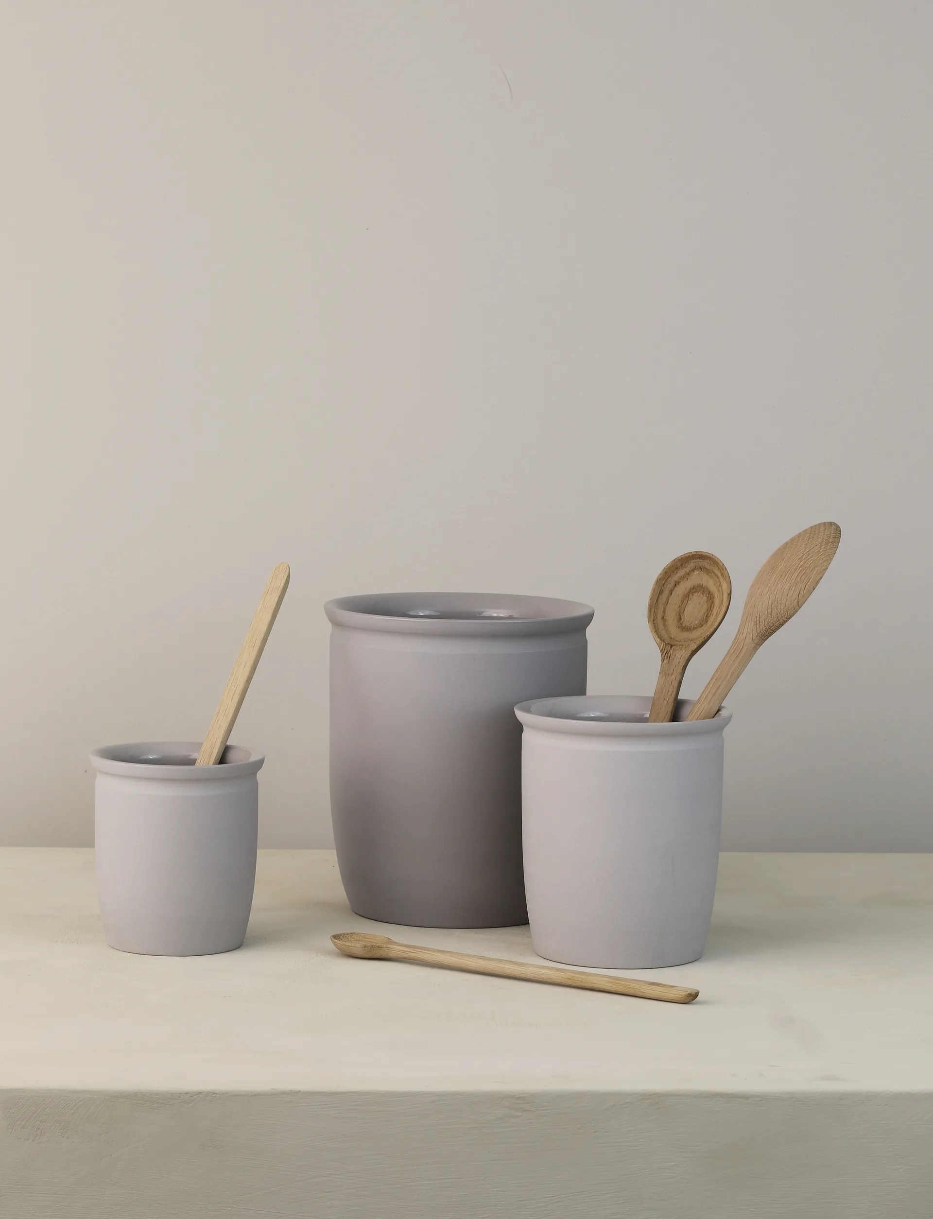 Tarro para mermelada Knabstrup, Grey, 0,5 L Knabstrup Keramik