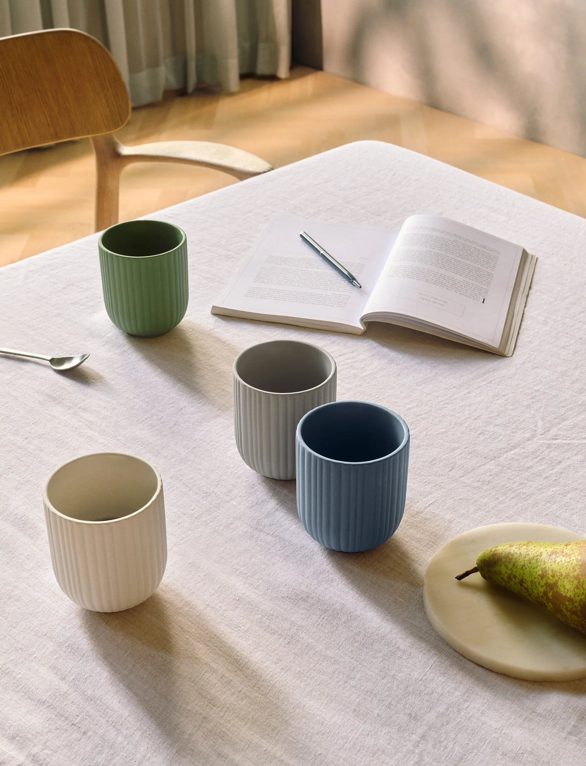 Taza Verda 25 cl, Dusty blue Knabstrup Keramik