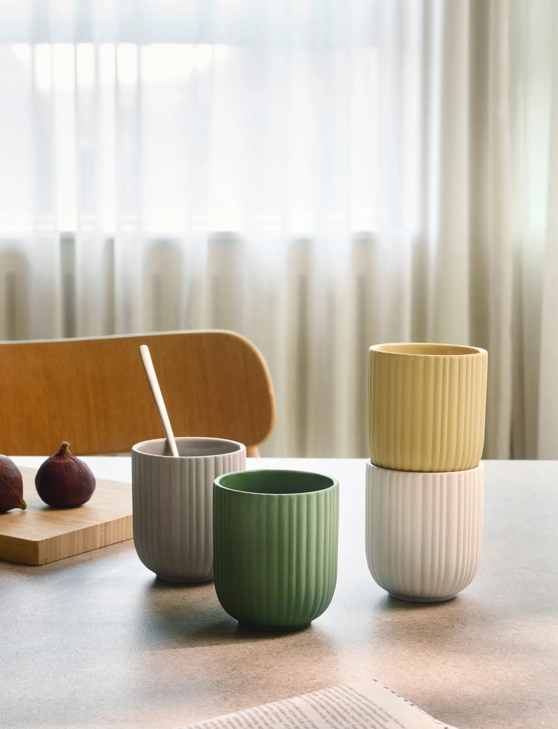 Taza Verda 25 cl, Grass green Knabstrup Keramik