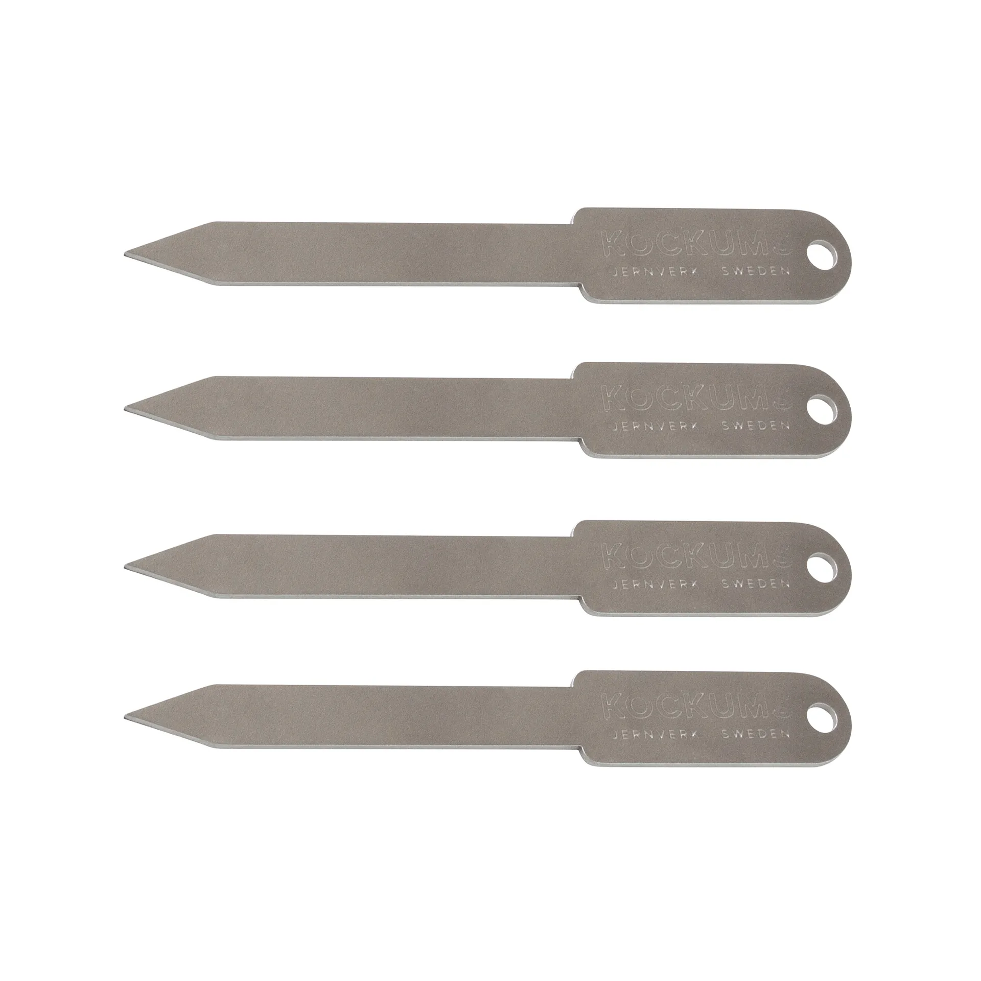 4 Palillos para hamburguesa Kockums, Acero inoxidable Kockums Jernverk