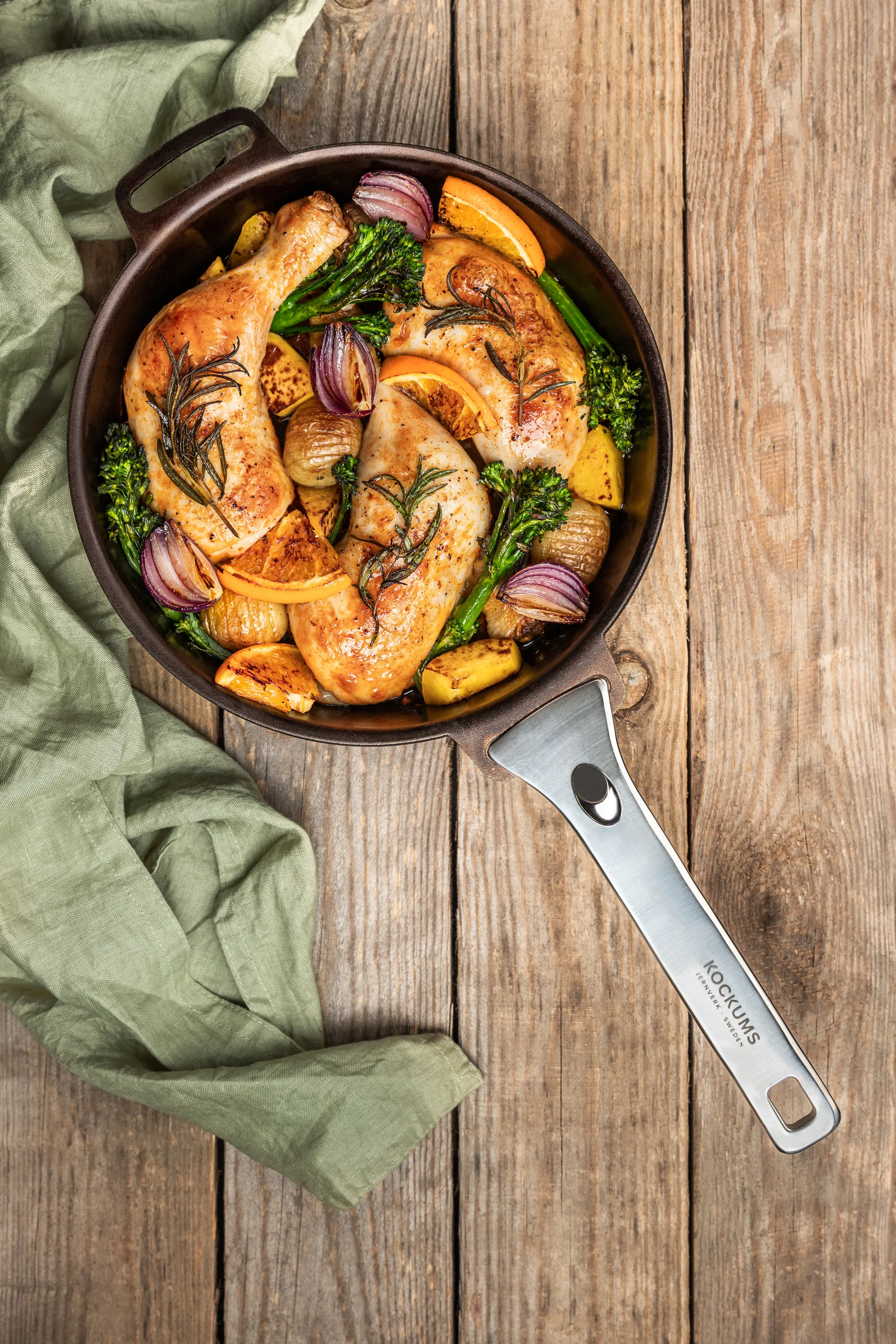 Asa para sartén/molde de tarta Kockums Jernverk, Acero inoxidable Kockums Jernverk